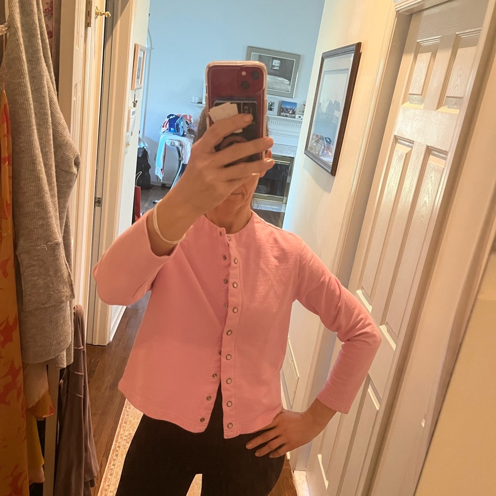 Hanna Andersson Sweatshirt Cardigan, Small